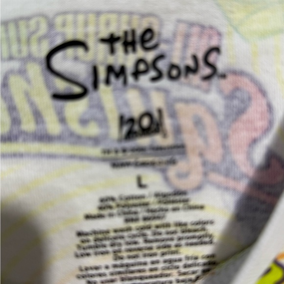 The Simpson men’s T/Shirt Tee Size Large - Picture 5 of 5